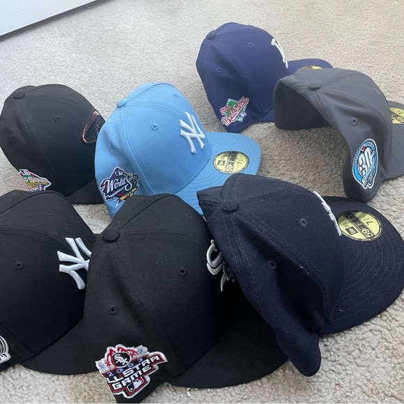 7 New Era Side Patch Fitted Lot Size 7 3/4 - Picture 2 of 7